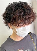 ツーブロック ウルフ波巻きスパイラル マッシュウルフ