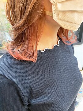 ニット 銀座(knit) 《knit銀座》インナーカラー大人可愛い20代30代ショートボブ