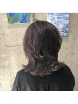 リュネッツ あざみ野店(lunettes)&nbsp;【白髪ぼかし】ハイライトグレージュ×ウルフスタイル