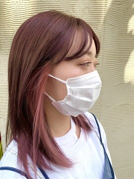 インデックスヘアーユー 錦糸町店(in'dex hair - U) ピンクインナー［錦糸町/錦糸町駅/錦糸町北口/ハイトーン］