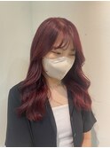 黒染め履歴☆流行りの レッドカラー