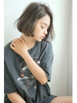 トッカ 茨木(tocca)&nbsp;《N.ルフレカラー×Aujuaで作る》ブルージュモードボブ