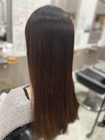 ヘアアンドメイク 心座(hair&make) 楽になる大人ストレート