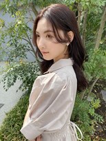 ガーランド (Garland)&nbsp;大人かわいい顔まわりレイヤー/シースルー前髪/ピンクベージュ