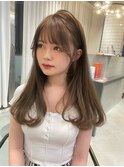(lilley内堀)顔まわりカット×顔まわり×ベージュカラー