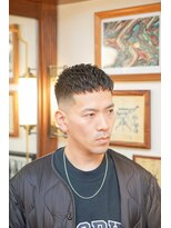 バーバーショップ ダリー(BARBERSHOP DALIE) ハイスキンフェード濡れパンクロップスタイル