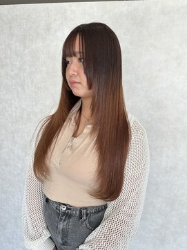 ロエン 西岡崎店(ROEN) #酸性ストレート×レイヤーカット/10代/20代/艶髪/髪質改善