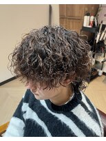【Lien 風呂田】波巻きパーマ×重めウルフ