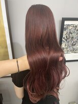 ヘアーアンドビューティーザ エフ(Hair Beauty the F)&nbsp;艶感＿ピンク＿ロング＿ツヤ髪