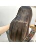 【髪質改善コース】カット【髪質改善】縮毛矯正＋ TR 【ファインバブル付】
