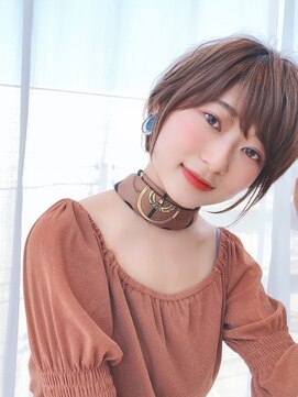 セイドット リー(Say. Ree) Say.ショートボブチェリーブラウンチェリーレッドミニウルフ青山