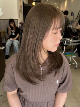 ラック 津田沼(LUCK) こっくりブラウンベージュケアブリーチ