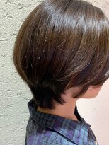 ヘアサロン アティリー(Hair Salon Attirer)&nbsp;西梅田/ボブ/グレーベージュ/白髪ぼかし/ハイライト/ベージュ