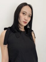 アラレ(ARARE)&nbsp;ミディアムレイヤー×地毛風ブラック