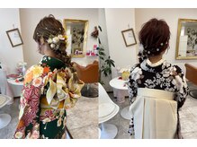 ヘアーサロン シム(hair salon Cime)の雰囲気（【成人式、卒業式】のご予約も承っています。）