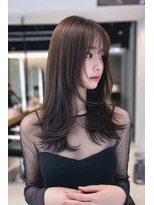 ノイエ 原宿 北参道(NoIE) レイヤーカット髪質改善カラーブラウンカラー顔まわりカット