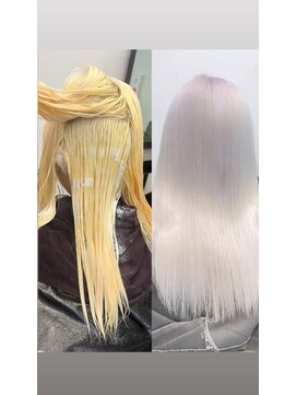 モニカ 原宿店(MONIQA) ムラ修正ホワイトカラー