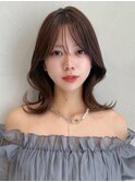 フェイスフレーミングサイドバングうるツヤワンカール愛され