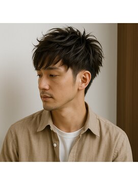スープレックス ヘアーデザイン(SOUPREX HAIR DESIGN) ツーブロックマッシュ束感ショート　20代 30代 40代 50代 60代