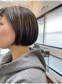 コントラストカラーショート