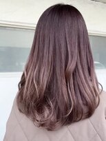 アルファ(alpha)&nbsp;大人ガーリー/ダークアッシュ/似合わせカット/ミディアムレイヤ