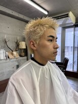 ソーレ(sole)&nbsp;yosuke 抜きっぱなしブロンドスパイキーショート