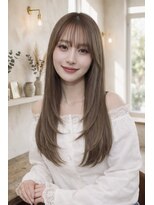 リティアンドビューティースタジオモッズシブヤ(LITTY&beauty studio M.O.D shibuya) レイヤーカット/グレージュ/髪質改善