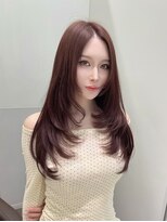パルス ヨコハマ(PULSE yokohama)&nbsp;小顔レイヤーカット/ココアラベンダー/バブみレイヤー