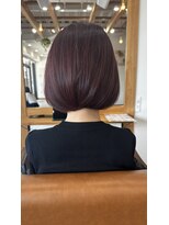 レシピ アリエ(recipe allier)&nbsp;大人艶カラーの丸みコンパクトボブ
