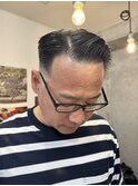 スキンフェード七三スタイル