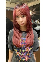 ダブ ギンザ(DaB ginza)&nbsp;レッドカラー×ロングレイヤー