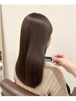 髪質改善サロン WE BE PARSLEY atre 川越店【ウィービーパセリアトレ】&nbsp;重く見せない絶妙ブラウン♪顔まわりレイヤーで魅せる大人可愛い