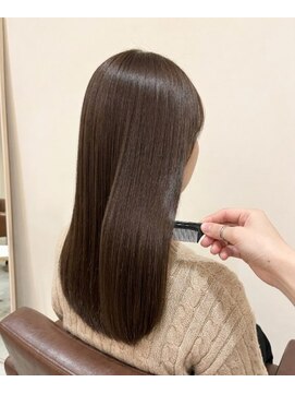 髪質改善サロン WE BE PARSLEY atre 川越店【ウィービーパセリアトレ】 重く見せない絶妙ブラウン♪顔まわりレイヤーで魅せる大人可愛い