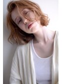chiffon beige×curl BOB