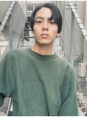 ◇サイドパートショート ツーブロック かき上げヘア