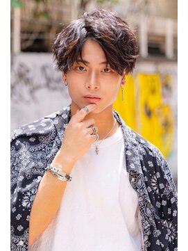 エイミー(Aimee) Aimee 町田 爽やかセンターパート×ダークブラウン