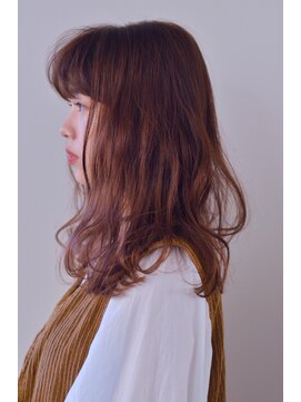 スリジェ7(CERISIER7) シアーピンクゆるウェーブロング