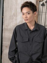 メンズヘア ビーセカンド 草加店(MENS HAIR B-2) ハイトーンカラーモテワイルドアップバングベリーショートD草加!