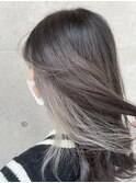 インナーカラー  ×  グレージュ