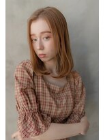 ブエナビスタ(BUENA VISTA)&nbsp;くびれミディ/ハイライト/外ハネ/前髪/イメチェン/ウルフボブ