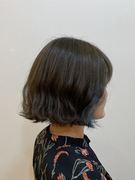 ラプトヘア リタ(Rapt. Hair Rita) ミントのイヤリングカラー◎/30代/40代/50代/ブルーグレージュ