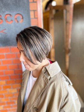 ボスコ 下北沢店(bosco) アシンメトリーネープレスショート☆koyama