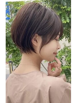 ロンド ストラーダ 心斎橋(Lond strada) ショート×ハイライト白髪ぼかし×シルキーベージュ[心斎橋]