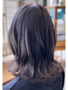 ヘアーアンドメイク グルック(hair&make Gluck) ラベンダーグレー(ブリーチ無し)