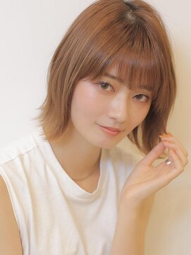 アグ ヘアー デン 新潟江南区店(Agu hair den) 《Agu hair》大人な外ハネ秋ボブ