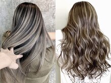 *ハイライトについて*【人気急上昇中】ハイライト＋カラー ￥11900[みなとみらい/ブリーチ/ハイライト]