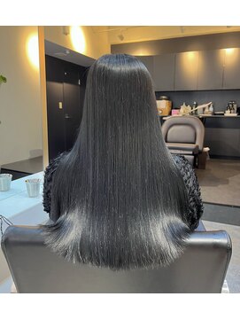 ブレンド 渋谷(BLend) グレージュマチルダボブインナーグレージュ 前髪