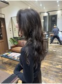 ロングはホットパーマで。　　スタイリスト今村