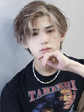 コンフィデンス メンズヘアー(confidence MEN'S HAIR) ミルクティースパイラル『フェイスフレーミング×ミルクティー』