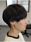 波巻きパーマメンズパーマメンズヘアツーブロックツイストパーマ